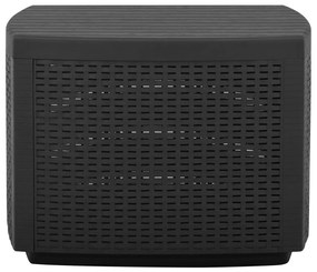 vidaXL Τραπέζι Κήπου Γκρι 53 x 53 x 40 εκ. Πλαστικό