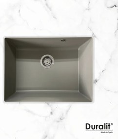 Duralit KZ060U Νεροχύτης Υποκαθήμενος Συνθετικός 60x50εκ Concrete