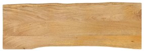 vidaXL Επιφάνεια Τραπεζιού 120x40x2,5 εκ. Live Edge Μασίφ Ξύλο Μάνγκο