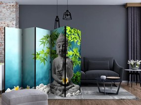 Διαχωριστικό με 5 τμήματα - Buddha: Beauty of Meditation II [Room Dividers]