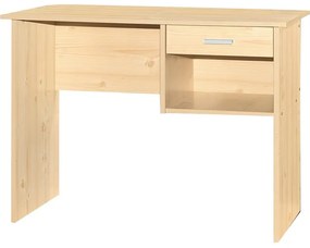 Γραφείο εργασίας-συρταριέρα Michael pakoworld φυσικό pw 88x45x72εκ