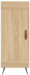 vidaXL Μπουφές Sonoma δρυς 34,5 x 34 x 180 εκ. από Επεξεργασμένο Ξύλο