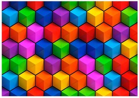 Φωτοταπετσαρία - Colorful Geometric Boxes 150x105