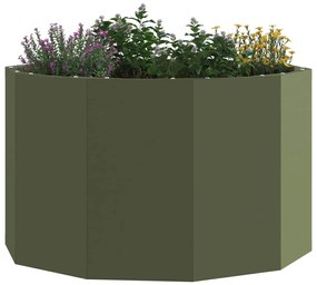 vidaXL Γλάστρα Ελιά Πράσινη 60 x 60 x 35 cm Ατσάλι