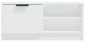 vidaXL Έπιπλο Τηλεόρασης Λευκό 80x35x36,5 εκ. Επεξεργασμένο Ξύλο
