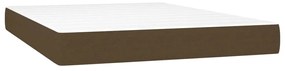 ΚΡΕΒΑΤΙ BOXSPRING ΜΕ ΣΤΡΩΜΑ ΣΚΟΥΡΟ ΚΑΦΕ 140X200 ΕΚ ΥΦΑΣΜΑΤΙΝΟ 3142660