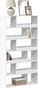 vidaXL Βιβλιοθήκη Λευκή 100x33x187,5 εκ. Επεξ. Ξύλο