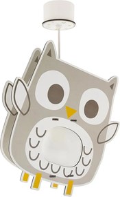 Owl MDF παιδικό φωτιστικό οροφής (63397)