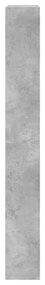 Παπουτσοθήκη με 4 Ανακλ. Συρτάρια Γκρι Σκυρ. 80x21x163,5 εκ. - Γκρι