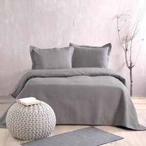 Κουβερλί Υπέρδιπλο (Σετ 220x240) Rythmos Allure Grey