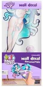 Αυτοκόλλητα Τοίχου Παιδικά Majestic Mermaid (Σετ 12Τμχ) D4MERMAID Multi HoloToyz