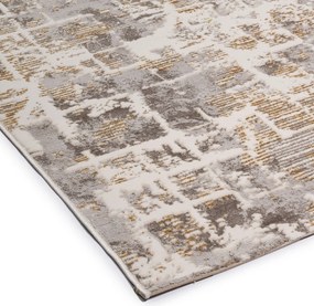 Χαλί Διαδρόμου (67x140) Βιοκαρπέτ Gossip 9856A White Gold