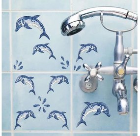 Αυτοκόλλητα Τοίχου Βινυλίου 59601 Dolphins Ango 59601