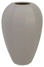 Κεραμικό Βάζο Μπόμπα Ανοιχτό  Γκρι Marhome Φ16Χ27cm 22506-25