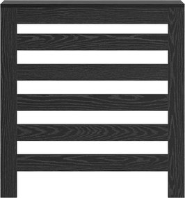 vidaXL Καπάκι Καλοριφέρ Μαύρη Δρυς 78 x 20 x 82 cm Επεξεργασμένο Ξύλο