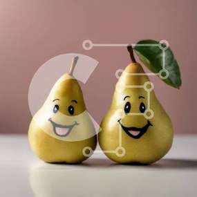 Intra Συλλεκτικό Ξύλινο Παζλ Plywood 4mm - Χρυσά αχλάδια ειδώλια στο τραπέζι Σε Ξύλινο Κουτί - Διαστάσεις: 10x10 cm – 25 κομμάτια