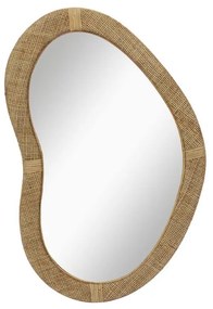 Καθρέπτης Τοίχου Kamira 11-0643 59.5x3x89.5 Natural Rattan