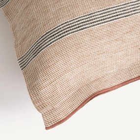 Μαξιλαροθήκη από ριγέ λινό, Virel