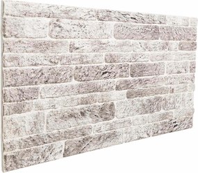 vidaXL Πάνελ τοίχου 10 pcs Ανοιχτό Γκρι και Λευκό 100 x 50 cm