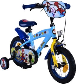 Spidey 12 Inch 21,5 cm Boys Coaster Brake Blue/Dark Blue