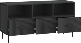 vidaXL Ντουλάπι TV 102 x 34,5 x 50 cm Μαύρο Επεξεργασμένο Ξύλο