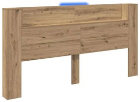 vidaXL Κεφαλάρι Artisan Oak 200 x 15 x 103,5 εκ. Επεξεργασμένο ξύλο