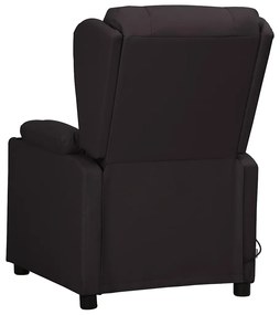 vidaXL Πολυθρόνα Μασάζ Ηλεκτρική Μαύρο από Συνθετικό Δέρμα