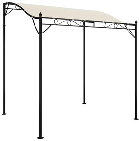 vidaXL Τέντα Κρεμ 2 x 2,3 μ. 180 γρ./μ² από Ύφασμα και Ατσάλι