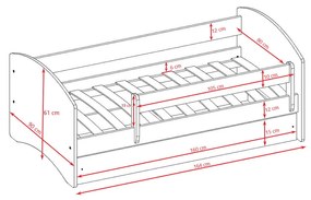 Παιδικό Κρεβάτι Babydreams Cartoon-Leuko-160 x 80-Dancer