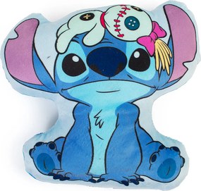 Διακοσμητικό Μαξιλάρι Βελουτέ 2 Όψεων Dimcol Stitch 679 Sky Blue 20cm