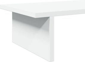 vidaXL Βάση Οθόνης Λευκή 100x27x15 εκ. από Επεξ. Ξύλο