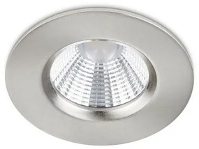 Χωνευτό Σποτ Φωτιστικό Οροφής LED 5,5W IP65 Στρογγυλό Zagros Trio Lighting-650710107-Νίκελ Ματ 650710107