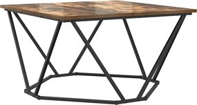 vidaXL Τραπεζάκι σαλονιού Καπνιστό Δρύς 80 x 80 x 45 cm