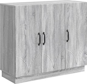 vidaXL Πλαϊνό γραφείο Γκρι Sonoma 89 x 34,5 x 77 εκ.