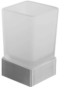 Ποτηροθήκη Quattro 859199 6x6x12cm Satin Karag Stainless Steel