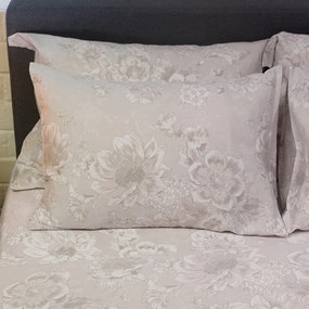 Ζεύγος Μαξιλαροθήκες (50x70) Naf-Naf Diamond 253 Pearl Grey