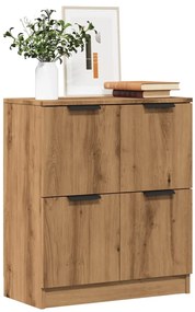 vidaXL Μπουφές Αρτισιανή Δρυς 60 x 30 x 70 εκ. από Επεξεργασμένο Ξύλο