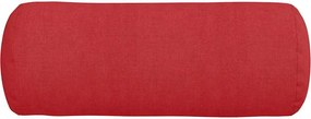 vidaXL Μαξιλάρια Στήριγμα 2 pcs Κόκκινο Ø 15 x 40 εκ ύφασμα