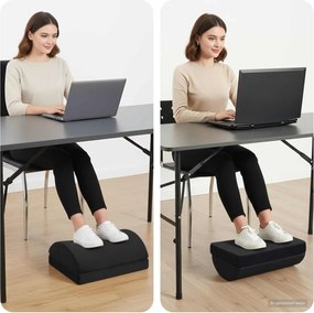 vidaXL 44 x 29 x 17 εκ. Σφιχτό PU Αφρός Μαύρο