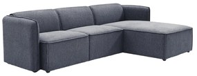 Intrahome Kαναπές αναστρέψιμος γωνιακός Soofa Intrahome ύφασμα σε γκρι απόχρωση 270x163x74εκ | SKU: INTRAPA-185111164