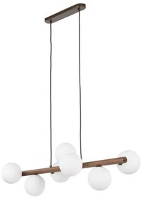 Κρεμαστό Φωτιστικό Οροφής 7xG9 Καφέ Ξύλο Estera Wood 10272 TK Lighting-10272-Καφέ 10272