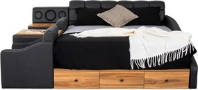 Double Bedstead Nina Smart - Grey Grey