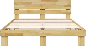 vidaXL Πλαίσιο κρεβατιού με κεφαλάρι χωρίς στρώμα 140x200 cm