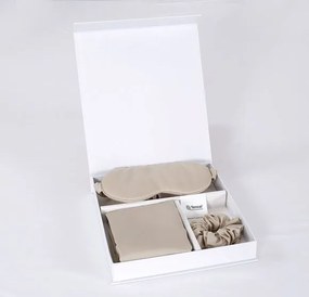 Beauty Home Σετ ομορφιάς ύπνου 3τμχ Art 7008 100% Tencel - Μπεζ