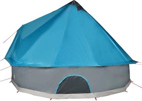 vidaXL Σκηνή Οικογενειακή Tipi 12 Ατόμων Αδιάβροχη Μπλε