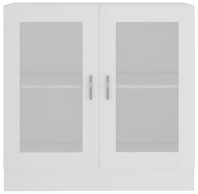 Βιτρίνα Λευκή 82,5 x 30,5 x 80 εκ. Επεξ. Ξύλο - Λευκό