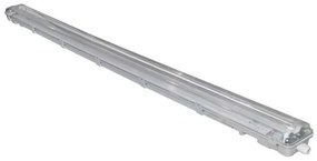Γραμμικό Φωτιστικό Mini LED 230V T8 2x150cm IP65 Γκρι 3-8021505 Lumen-3-8021505-Γκρι 3-8021505