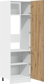 VidaXL Ντουλάπι Ψυγείου "Lyon" Δρυς Artisan 60x57x207 εκ. από Τεχνητό Ξύλο