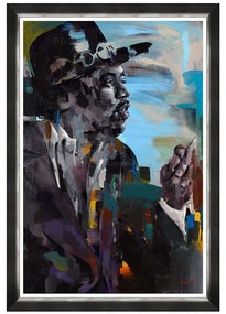 Κάδρο Jimi Hendrix FA13444 70x100cm Multi MindTheGap Vertical Ξύλο,Ακρυλικό