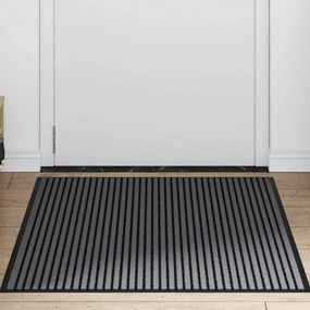 vidaXL Χαλάκι Εξώπορτας Μαύρο 80 x 120 cm Πολυπροπυλένιο